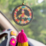 Natural Life Car Air Freshener -  Peace Sign