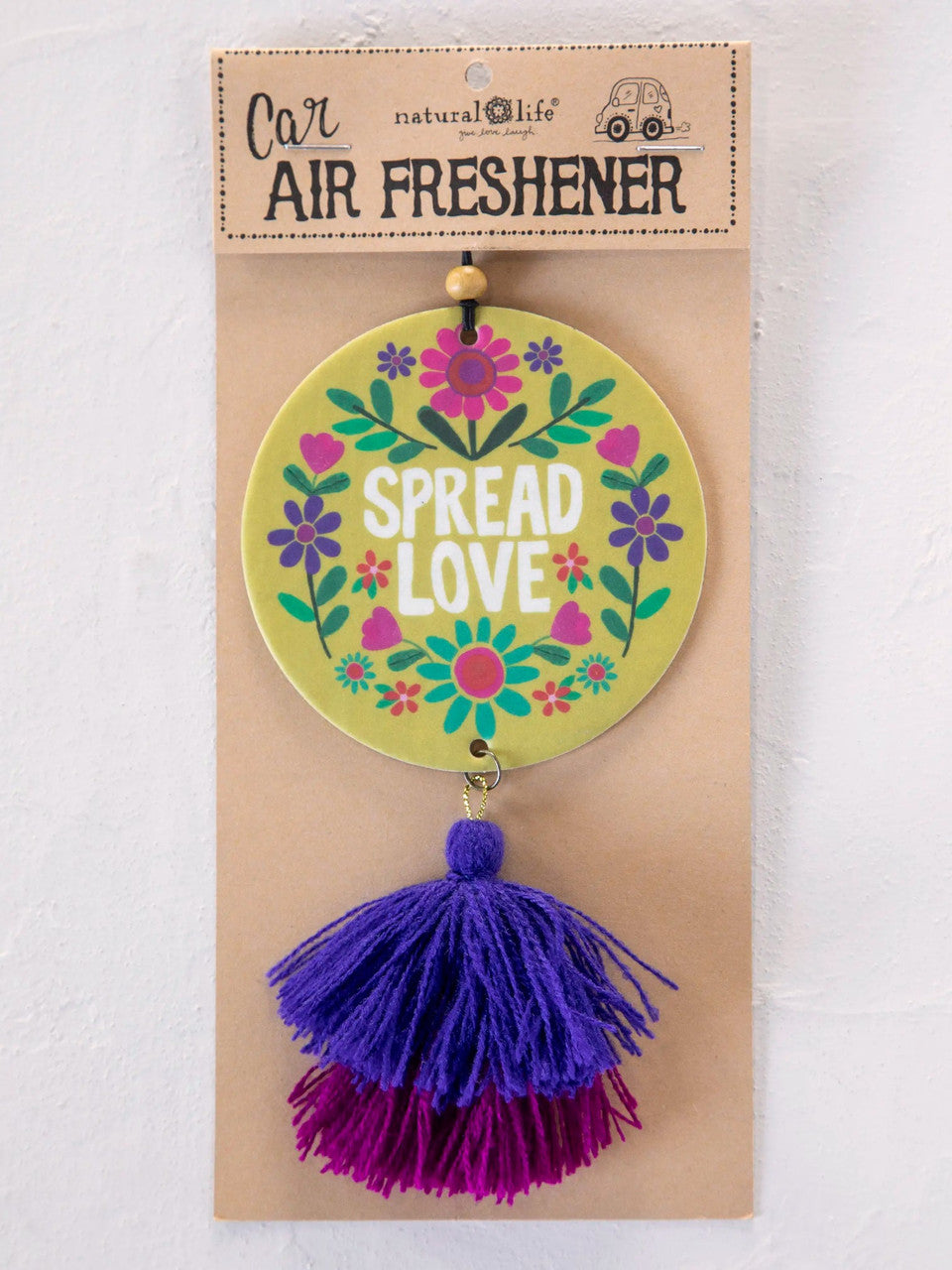 Natural Life Car Air Freshener - Spread Love - Lace and Grace Boutique