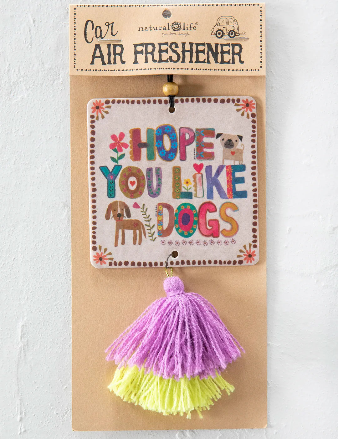 Natural Life Car Air Freshener - Like Dogs - Lace and Grace Boutique