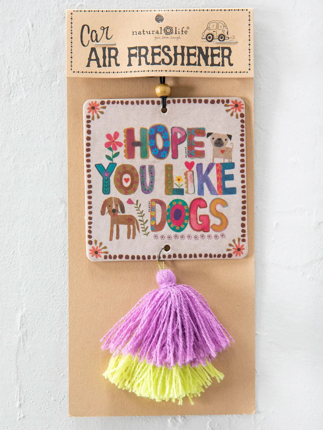 Natural Life Car Air Freshener - Like Dogs - Lace and Grace Boutique