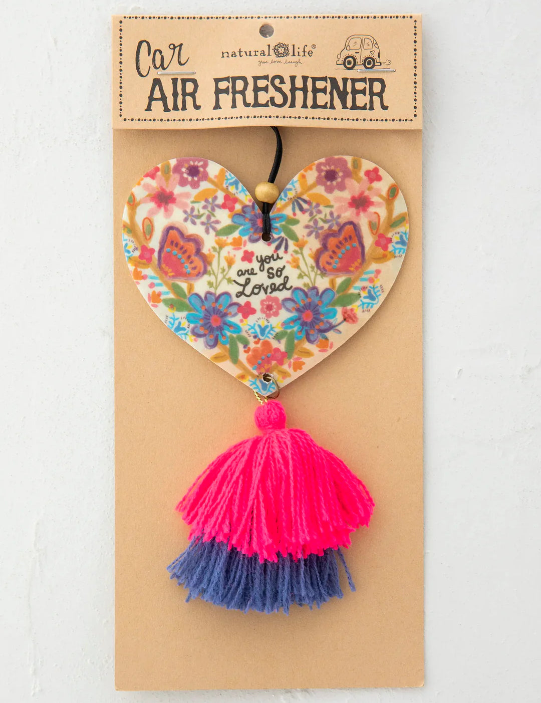 Natural Life Car Air Freshener - You Are So Loved - Lace and Grace Boutique