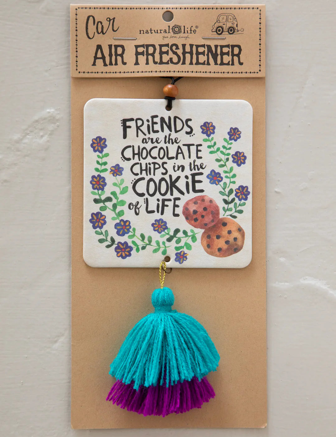 Natural Life Car Air Freshener - Chocolate Chips - Lace and Grace Boutique