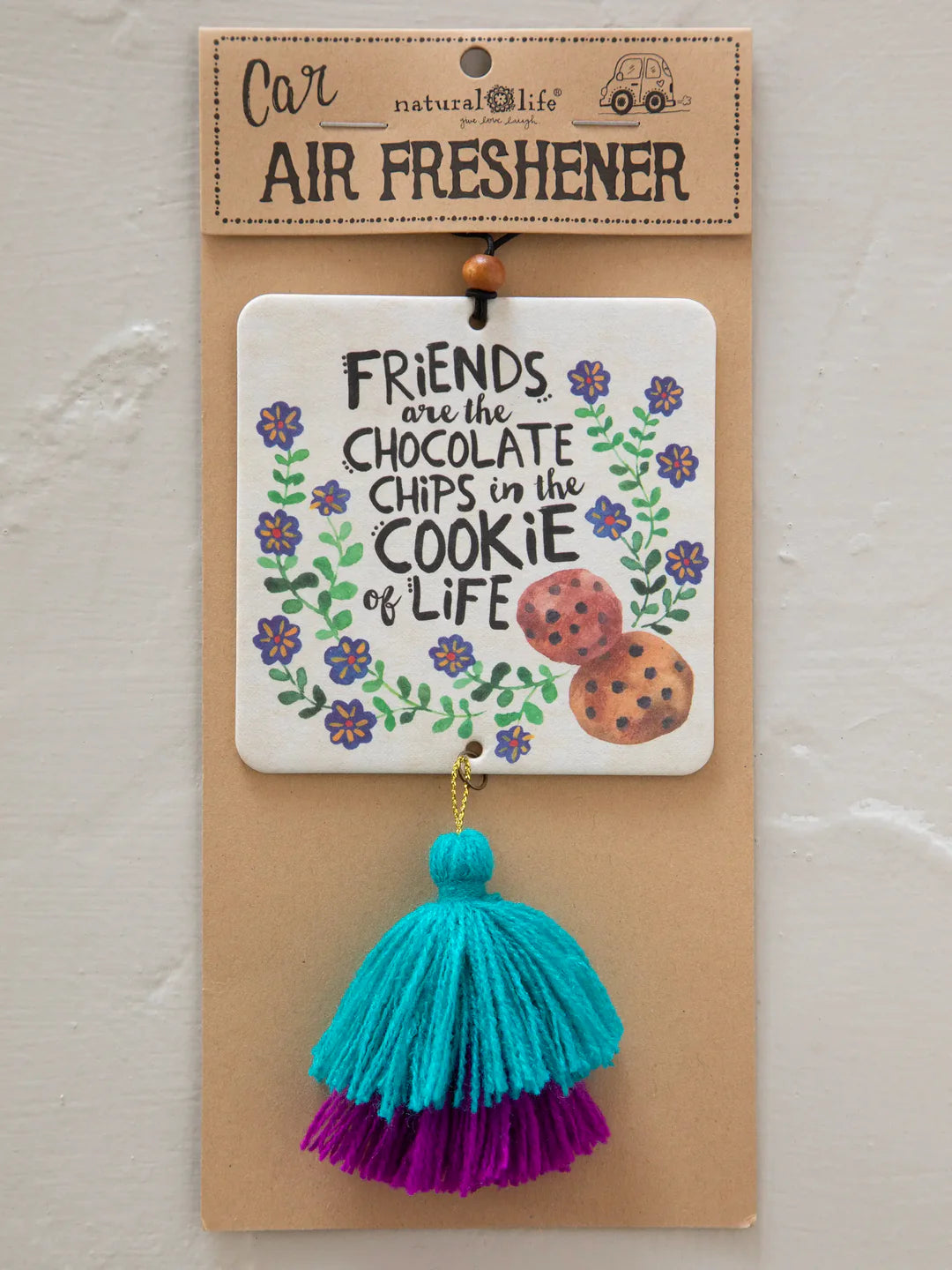 Natural Life Car Air Freshener - Chocolate Chips - Lace and Grace Boutique