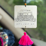 Natural Life Car Air Freshener - Let's Just Go Van - Lace and Grace Boutique