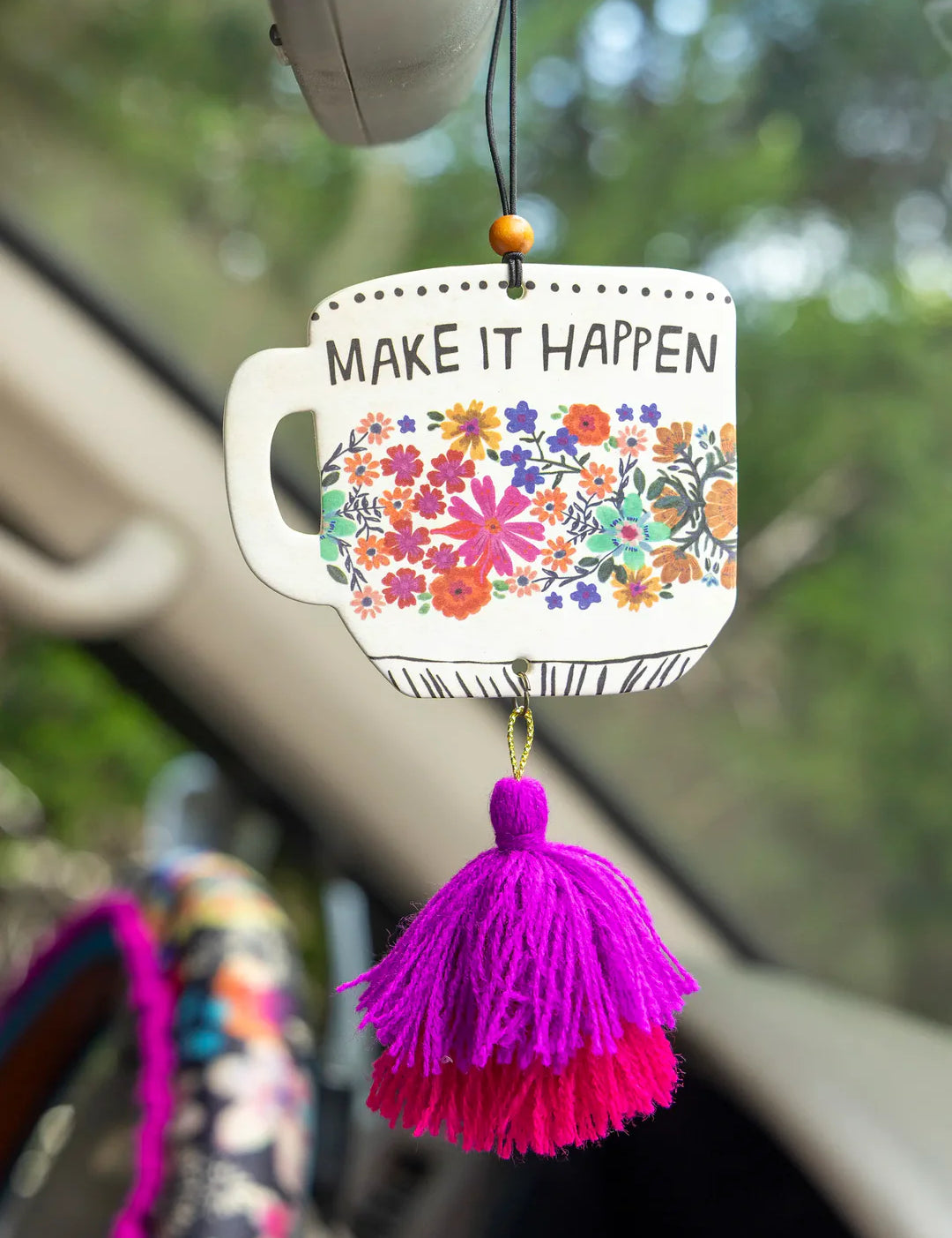 Natural Life Car Air Freshener - Coffee Cup - Lace and Grace Boutique