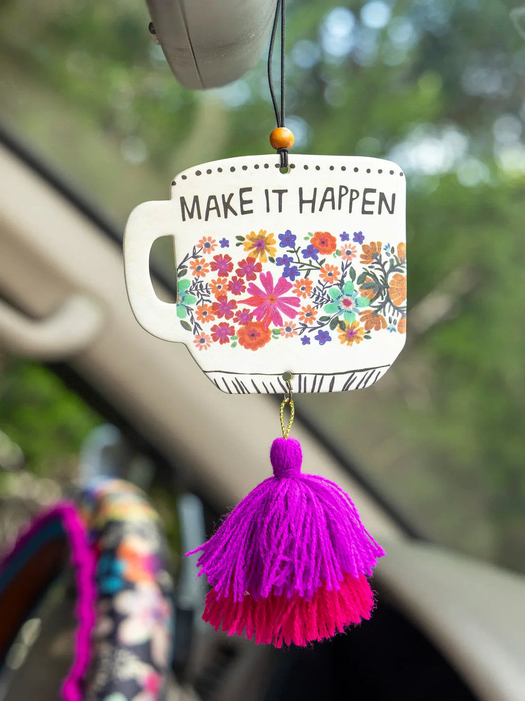 Natural Life Car Air Freshener - Coffee Cup - Lace and Grace Boutique