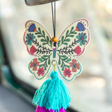 Natural Life Car Air Freshener - Cream Butterfly - Lace and Grace Boutique