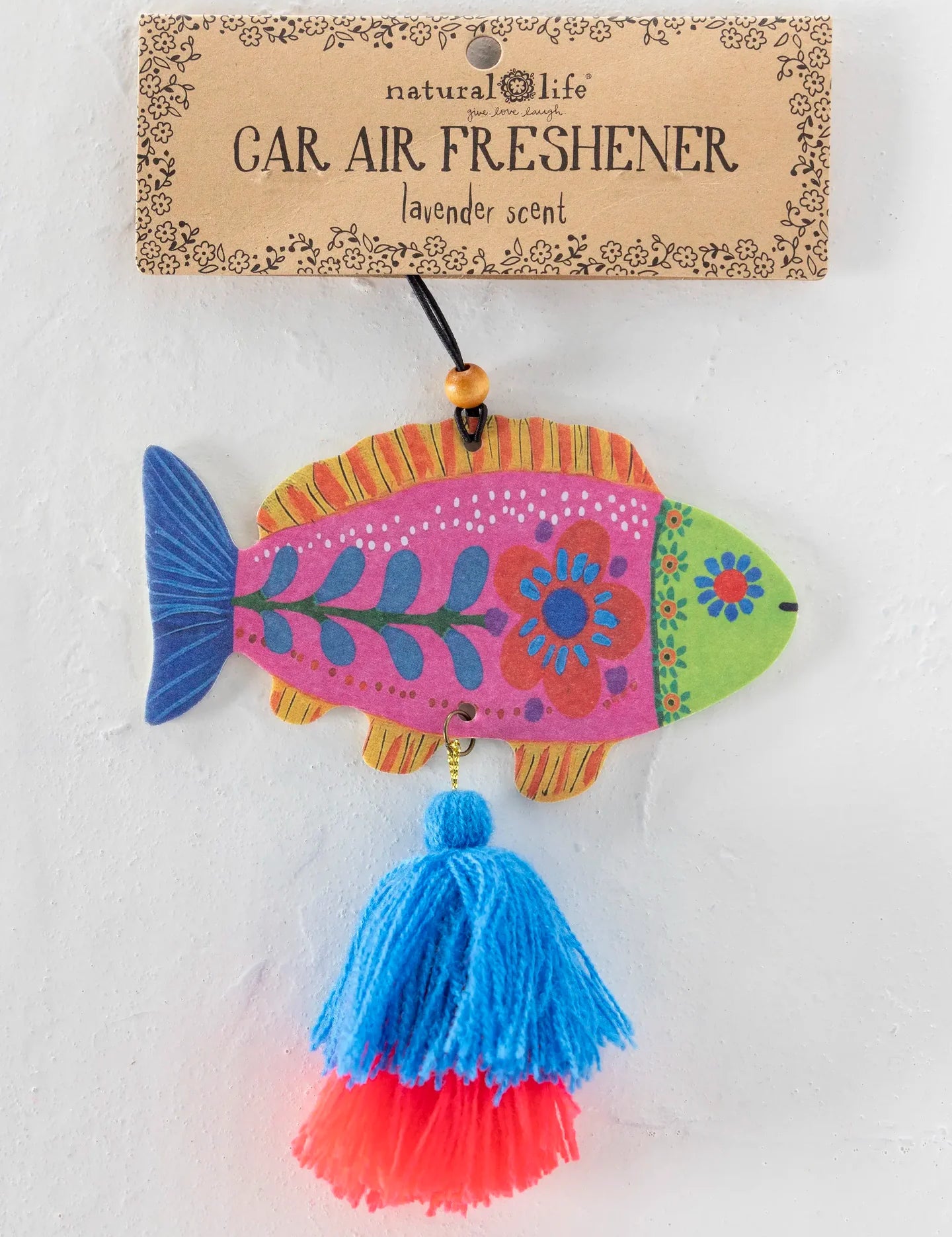 Natural Life Car Air Freshener - Fish - Lace and Grace Boutique
