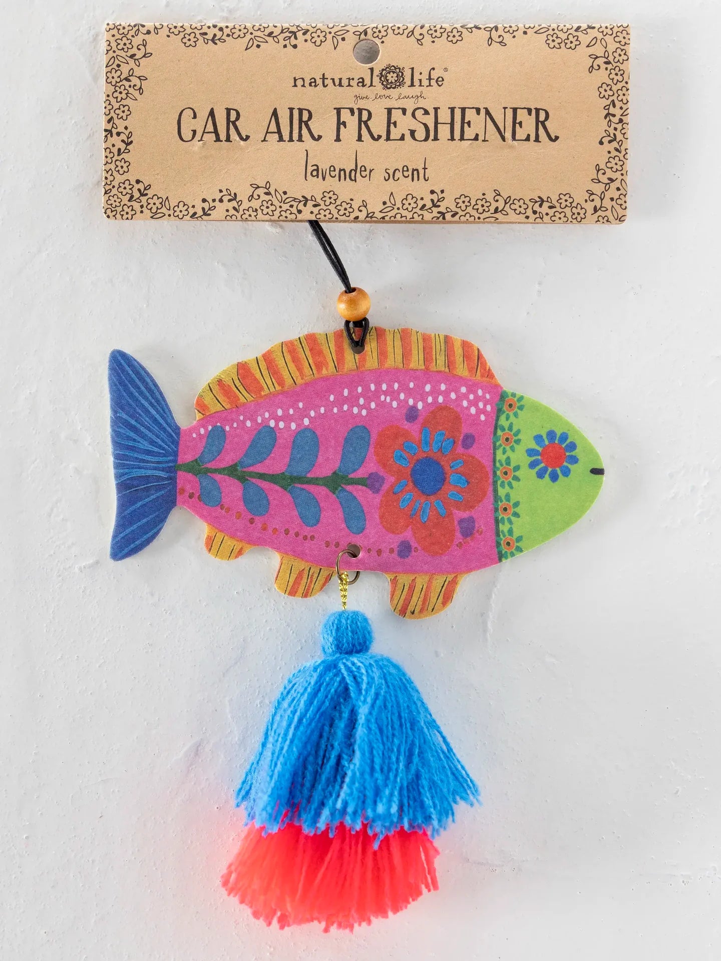 Natural Life Car Air Freshener - Fish - Lace and Grace Boutique