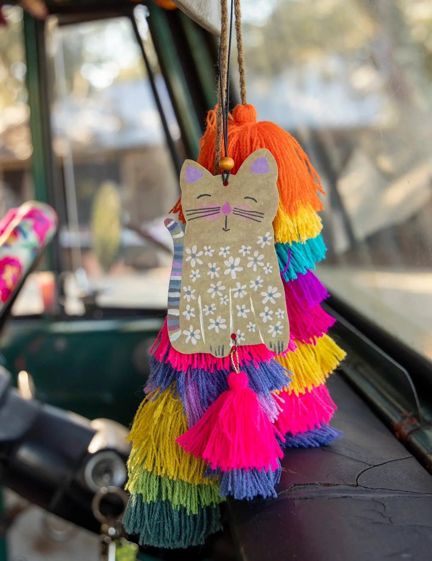 Natural Life Car Air Freshener - Cat - Lace and Grace Boutique