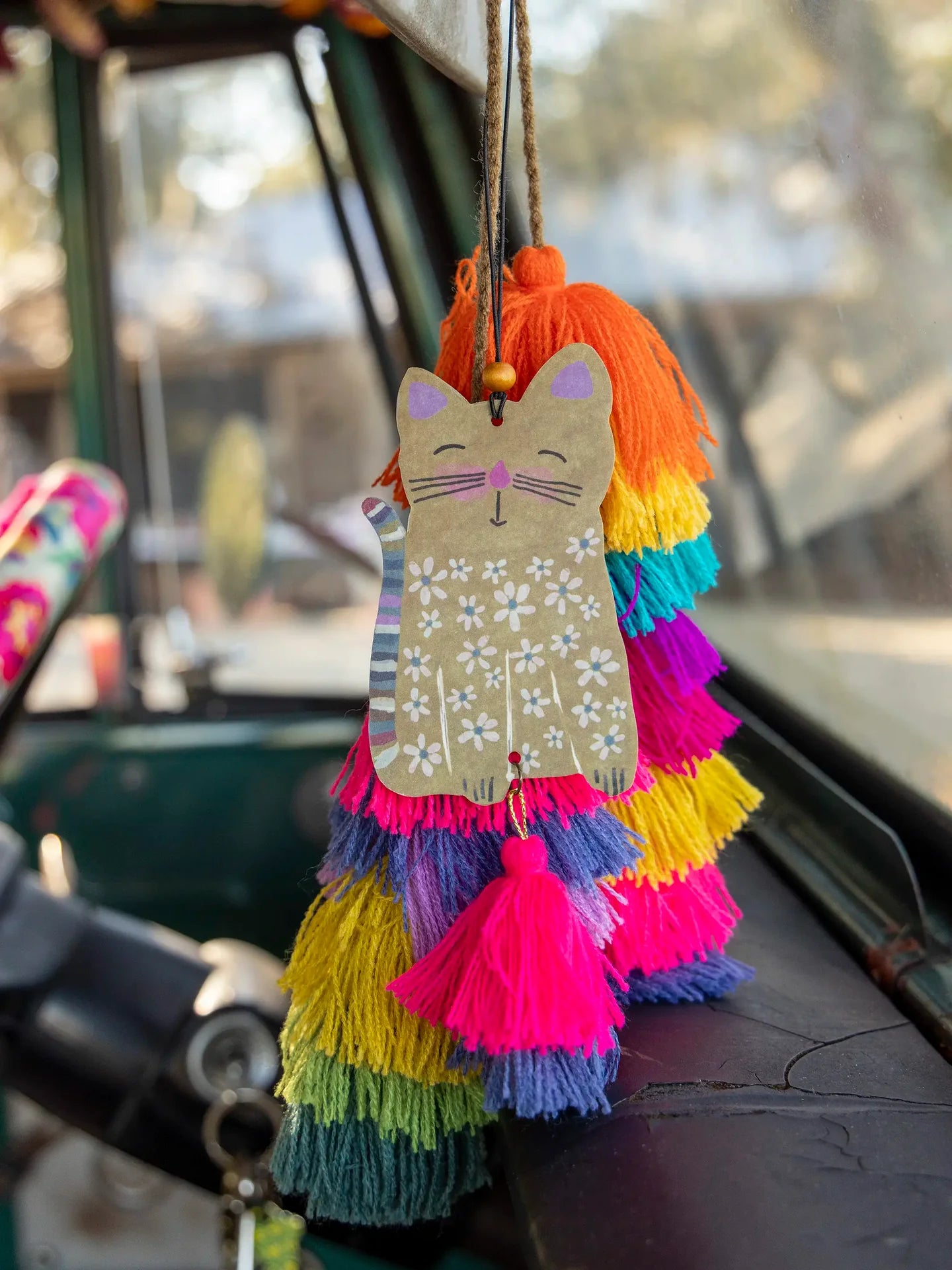 Natural Life Car Air Freshener - Cat - Lace and Grace Boutique