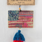 Natural Life Car Air Freshener - American Flag - Lace and Grace Boutique