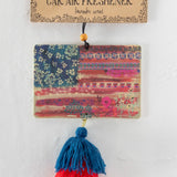 Natural Life Car Air Freshener - American Flag - Lace and Grace Boutique