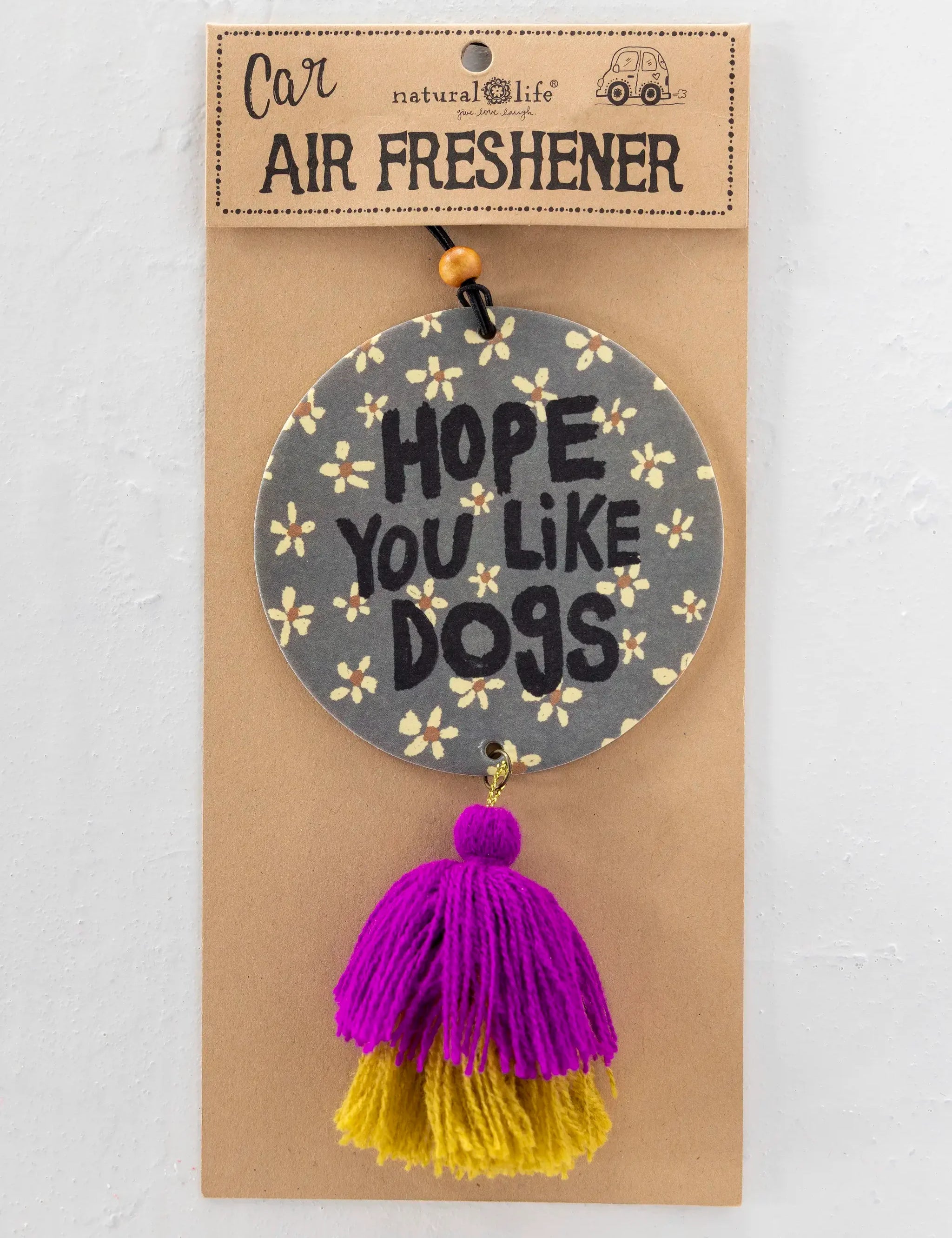 Natural Life Car Air Freshener - Like Dogs - Lace and Grace Boutique