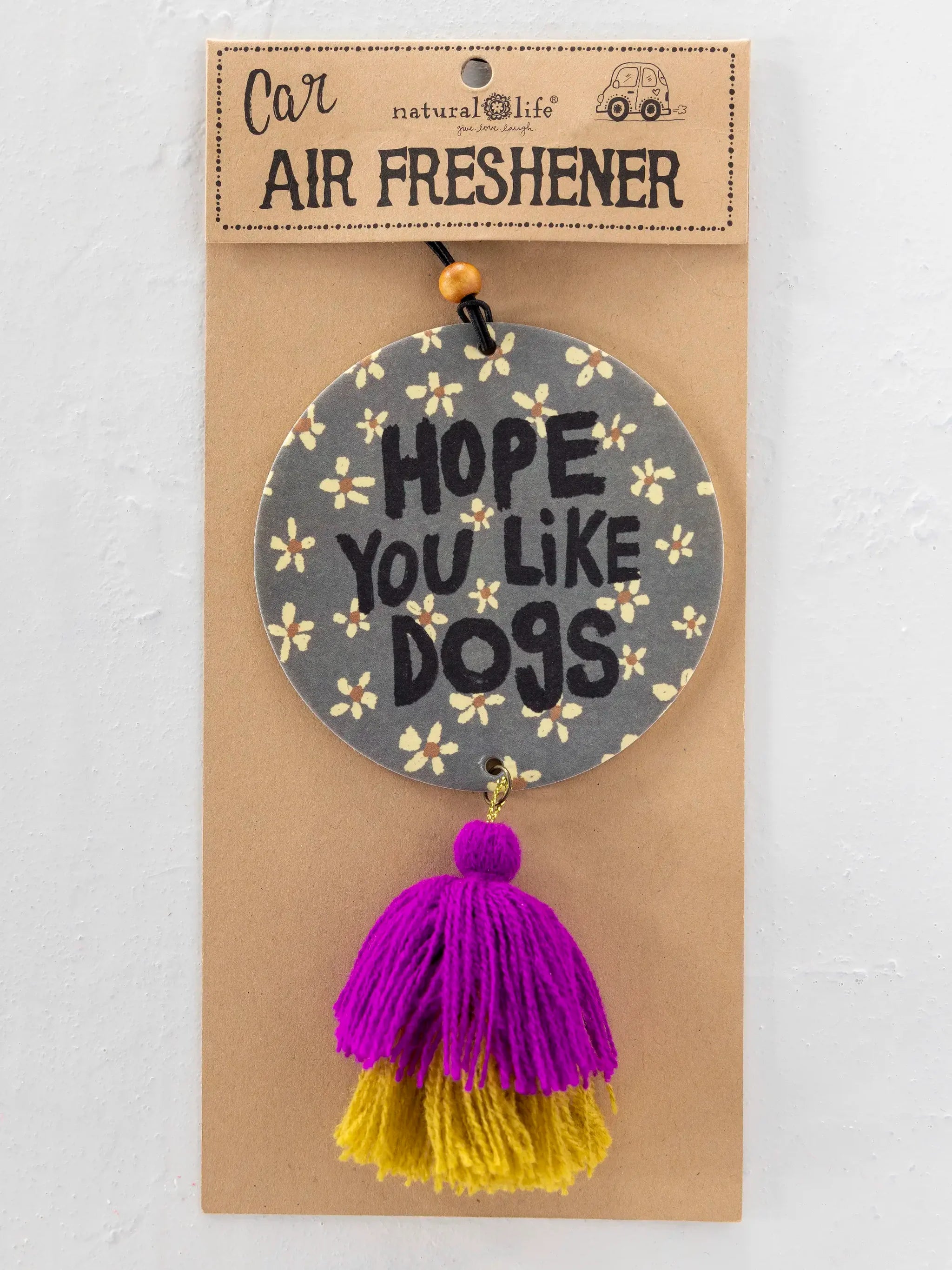 Natural Life Car Air Freshener - Like Dogs - Lace and Grace Boutique