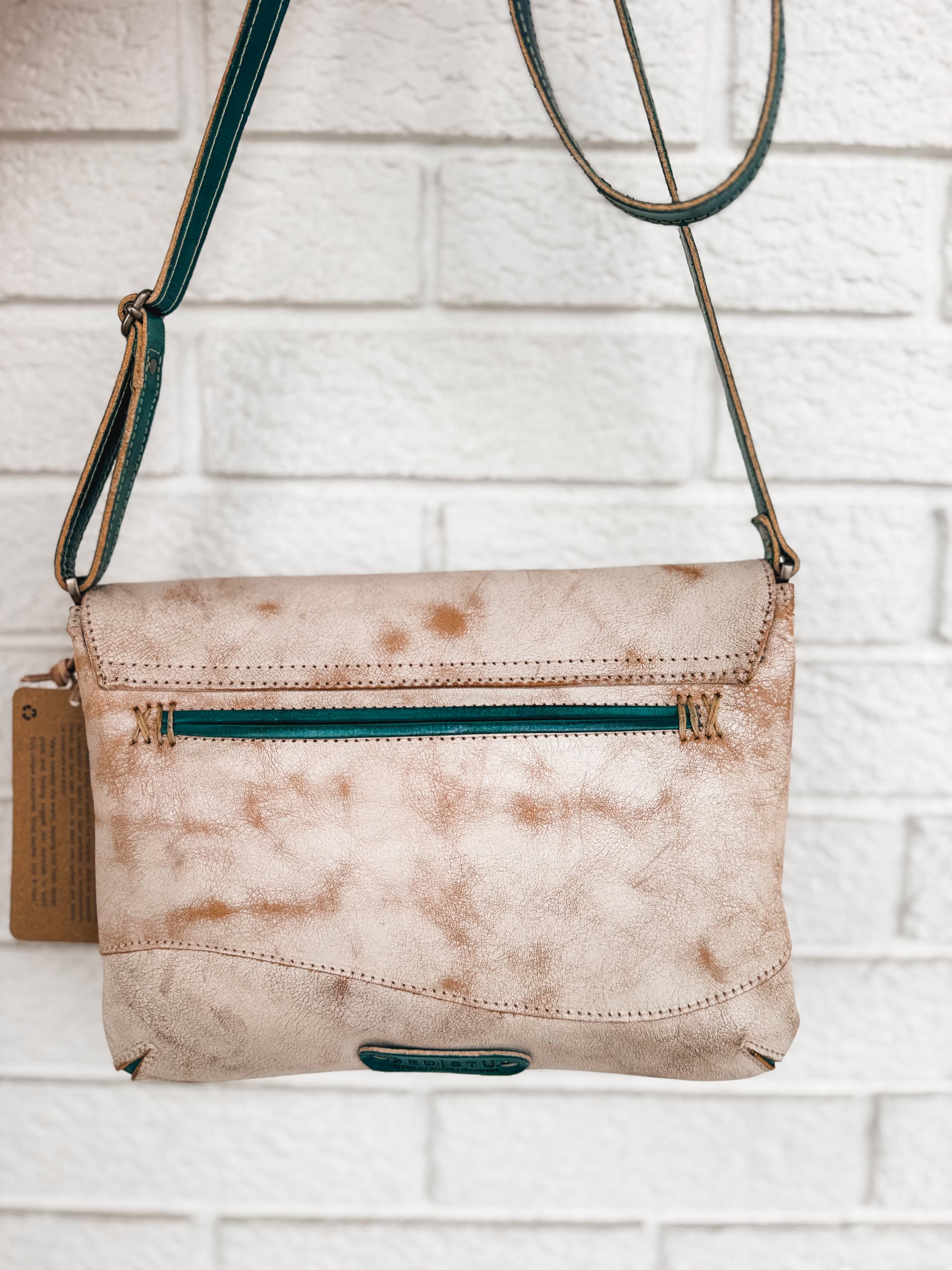 BedStu Cleo Crossbody - Nectar Lux Arctic Teal Rustic - Lace and Grace Boutique