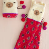 Natural Life Cozy Socks - Llama