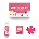 Finchberry Holiday Cranberry Chutney 3 Piece Gift Set