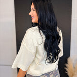 Mallard Duck Oversized T-Shirt - Cream - Lace and Grace Boutique
