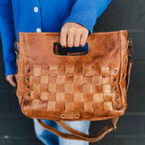 Bedstu Orchid Crossbody Bag - Tan Oats Rustic