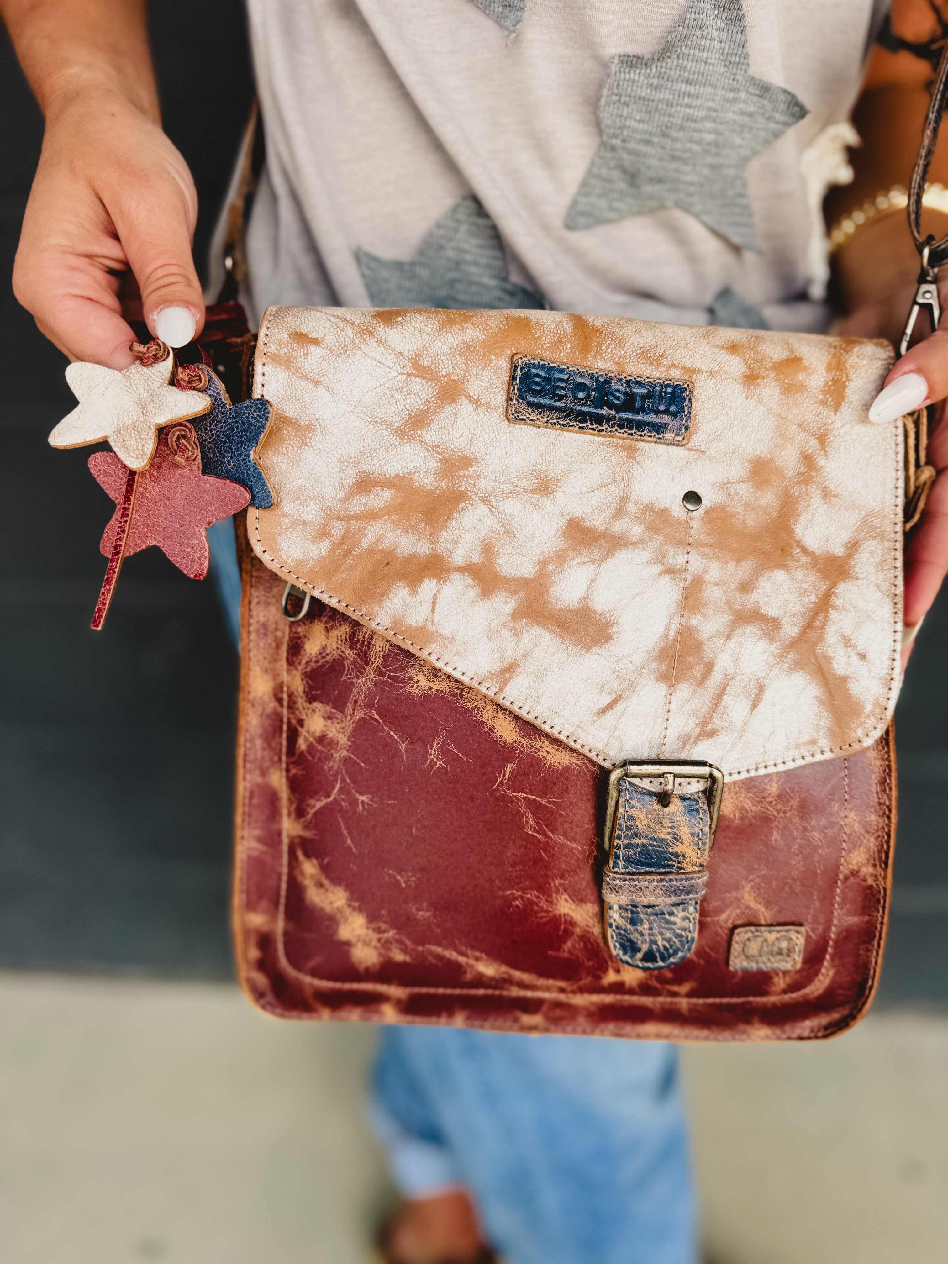 BedStu Venice Beach Crossbody Bag - Americana Lux - Lace and Grace Boutique