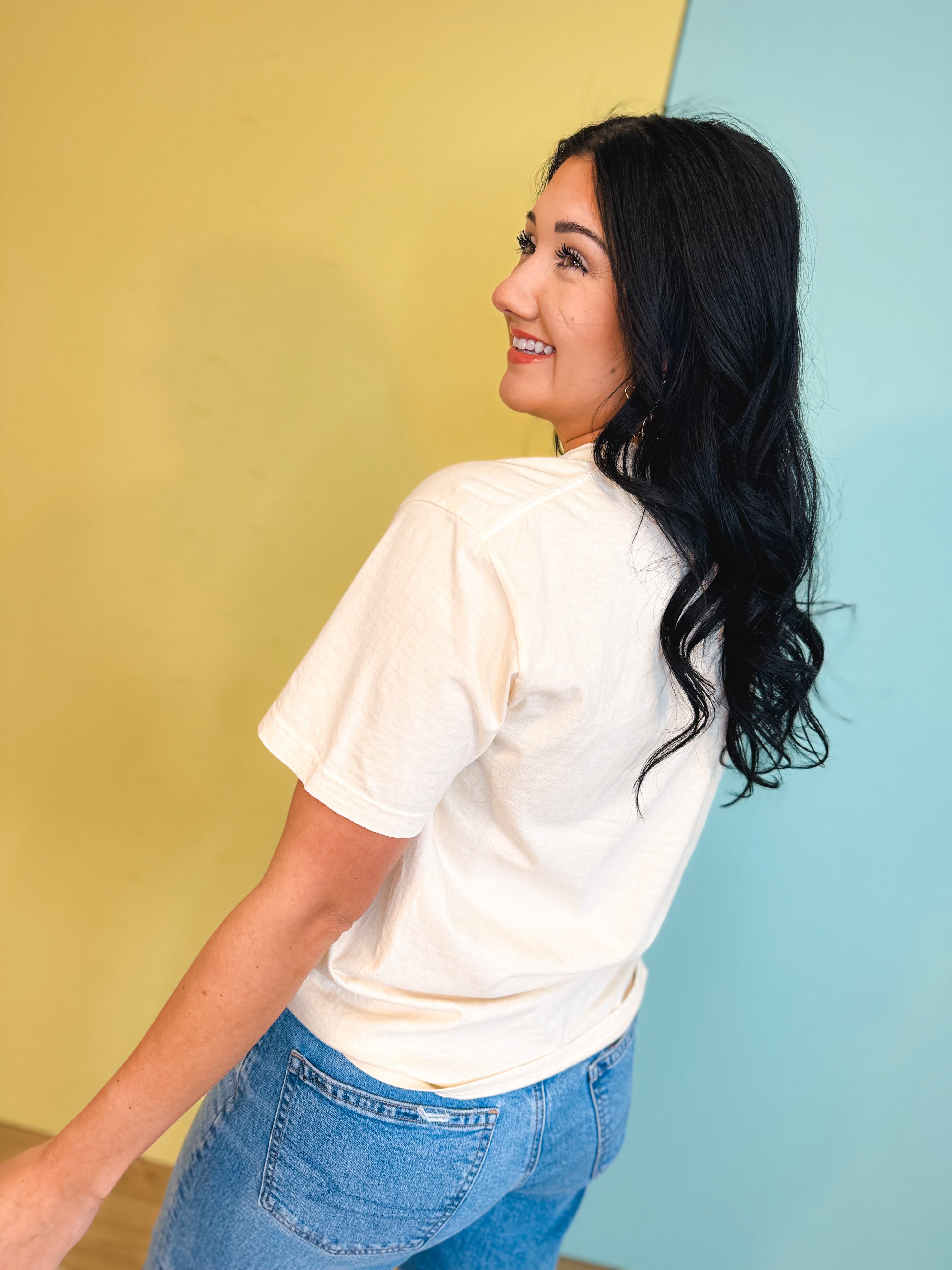 Home Runs & Hot Dogs Graphic Tee - Ivory - Lace and Grace Boutique