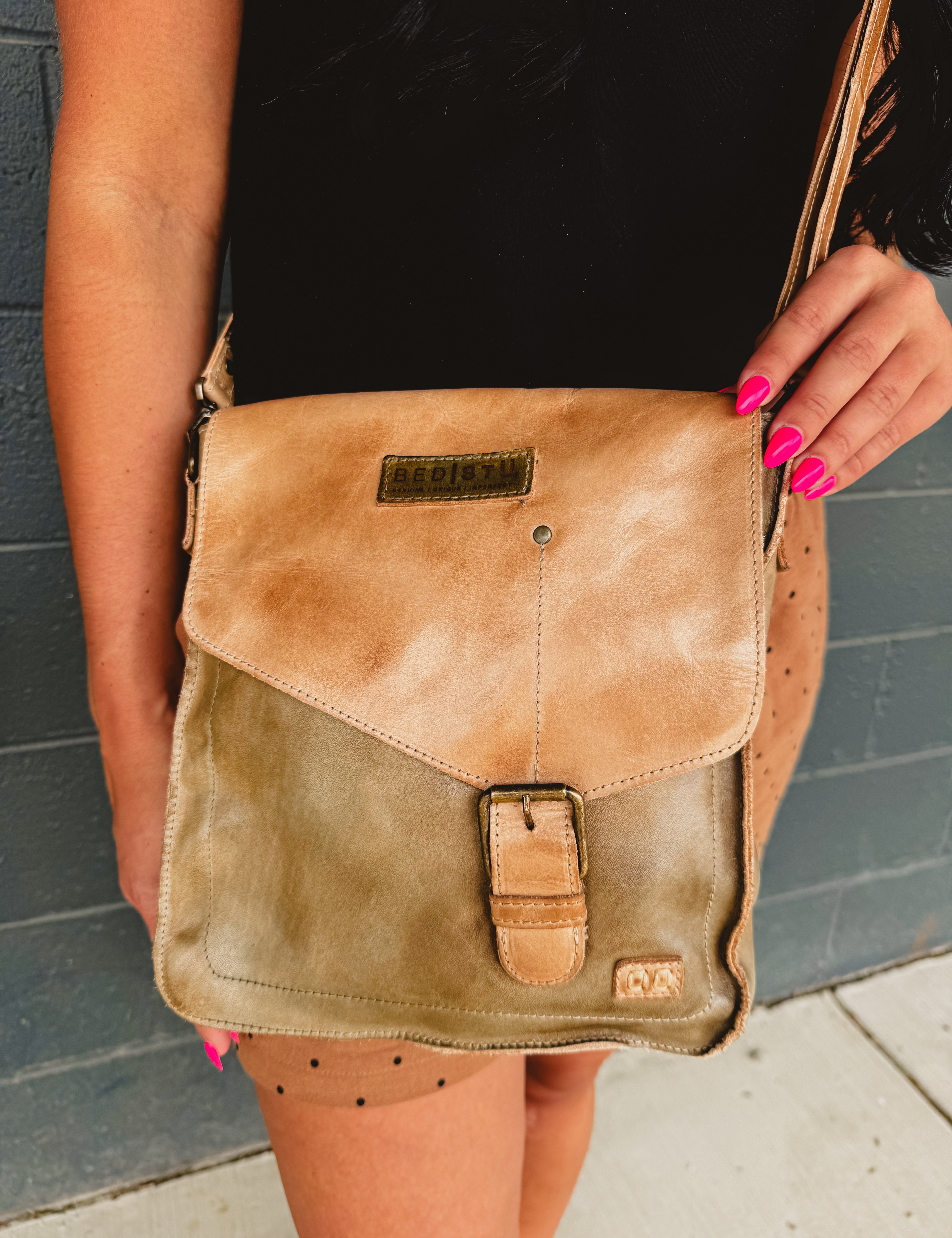 BedStu Venice Beach Crossbody - Taupe Oats Rustic - Lace and Grace Boutique