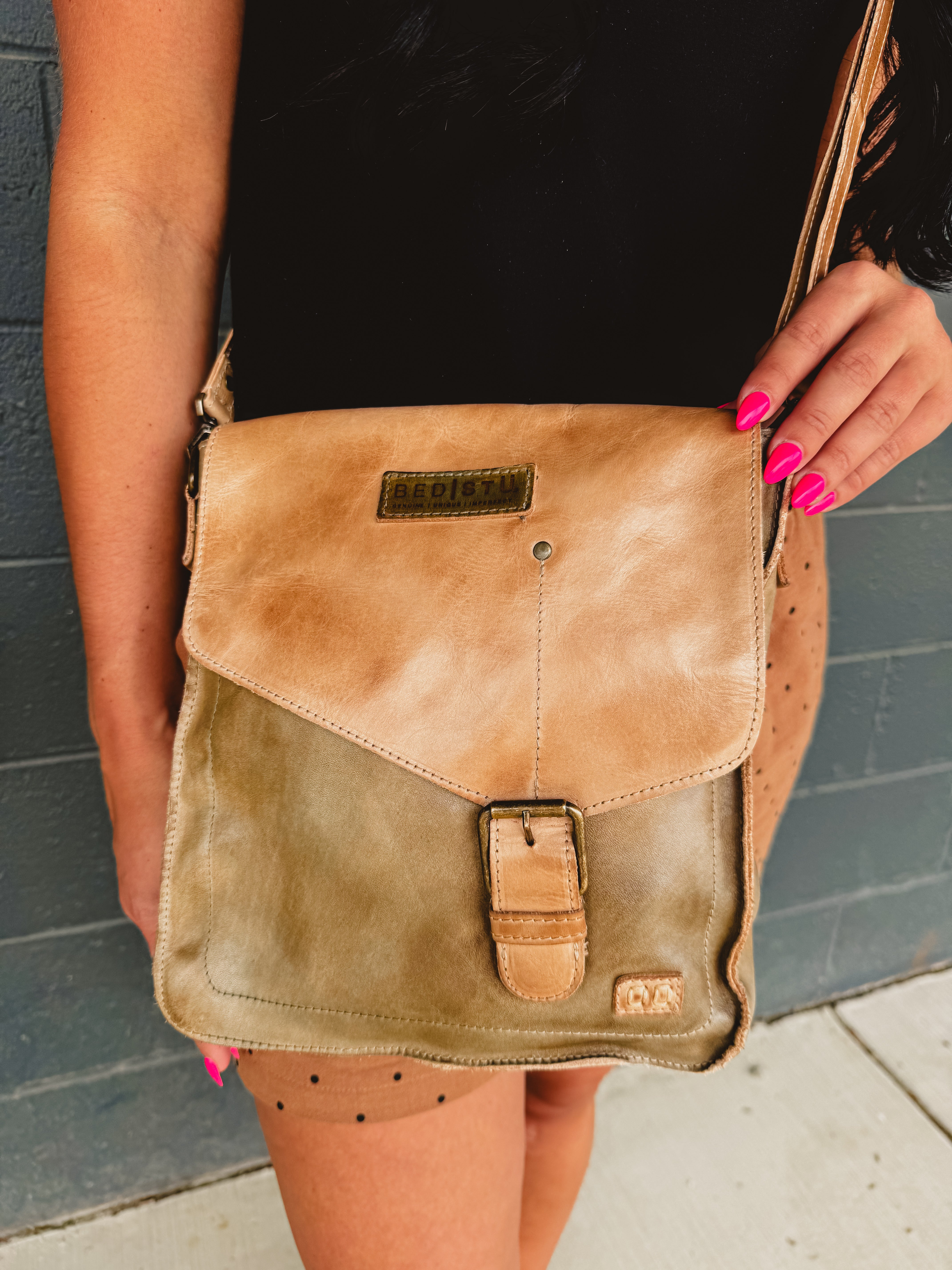 BedStu Venice Beach Crossbody - Taupe Oats Rustic - Lace and Grace Boutique