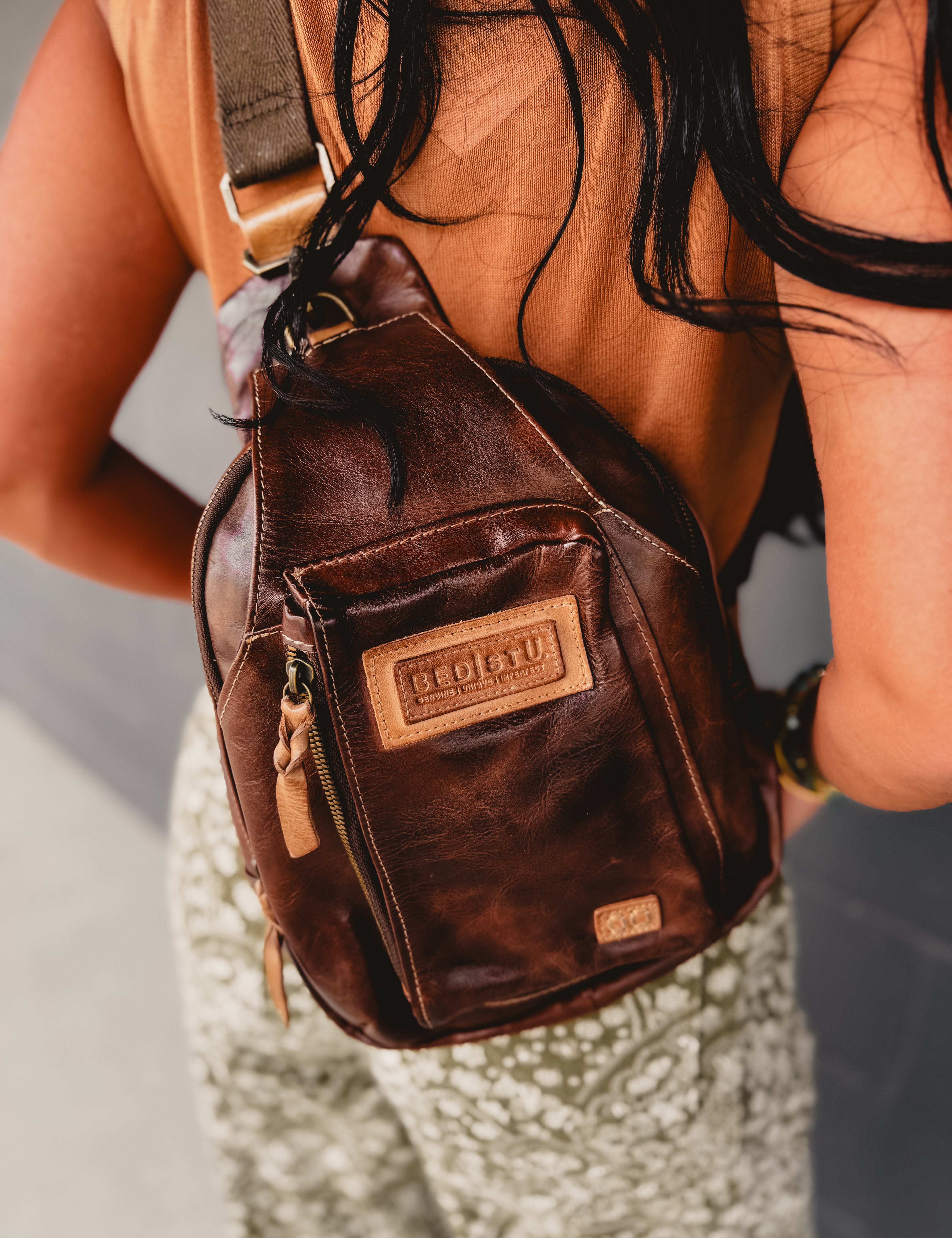 BedStu Beau Sing Backpack - Teak Oats Rustic - Lace and Grace Boutique
