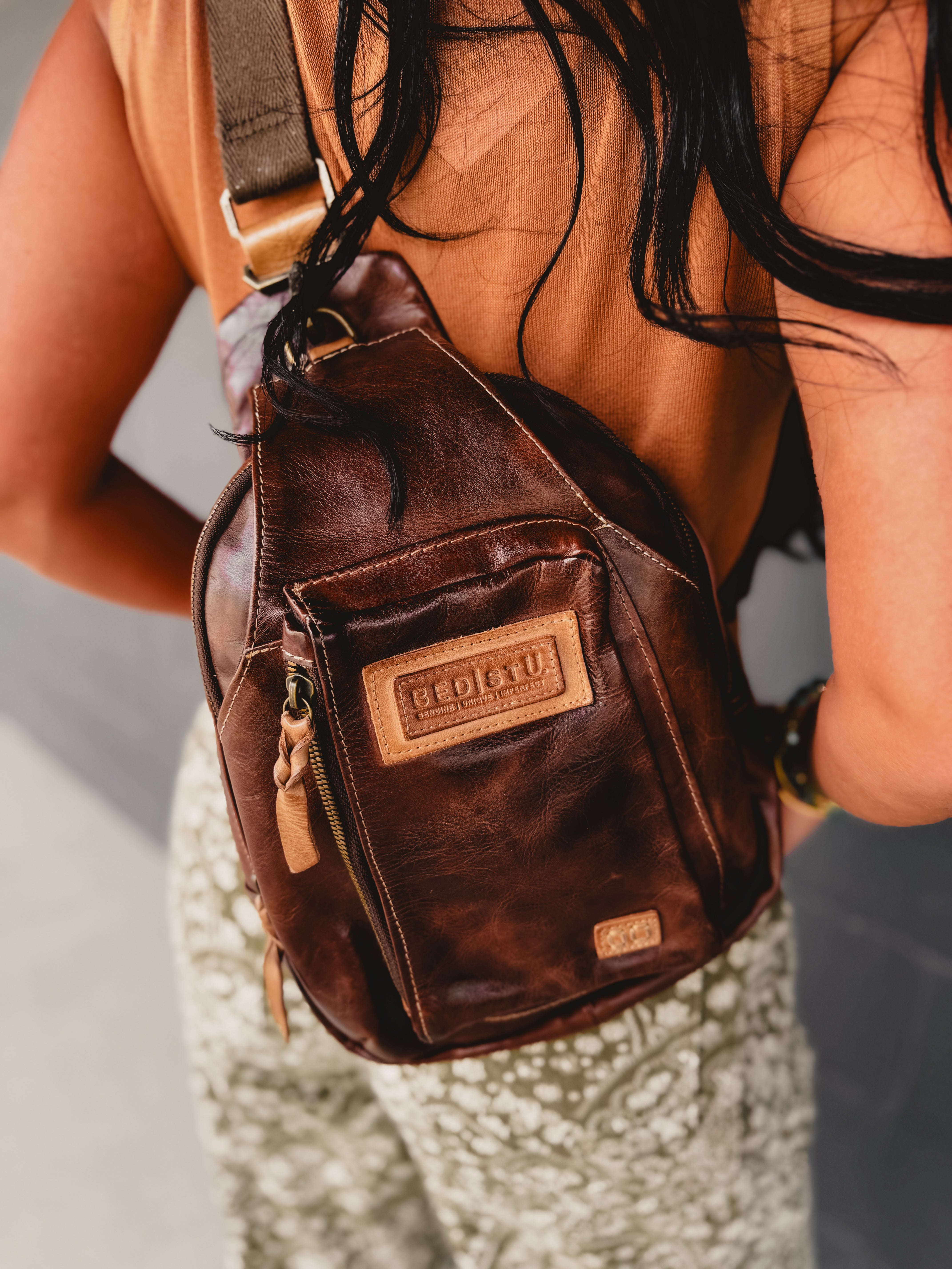 BedStu Beau Sing Backpack - Teak Oats Rustic - Lace and Grace Boutique