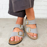 Birkenstock Arizona Big Buckle Birko-Flor Sandal - Stone Coin