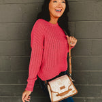 BedStu Ceremonious Crossbody Bag - Nectar Lux Tan Rustic - Lace and Grace Boutique