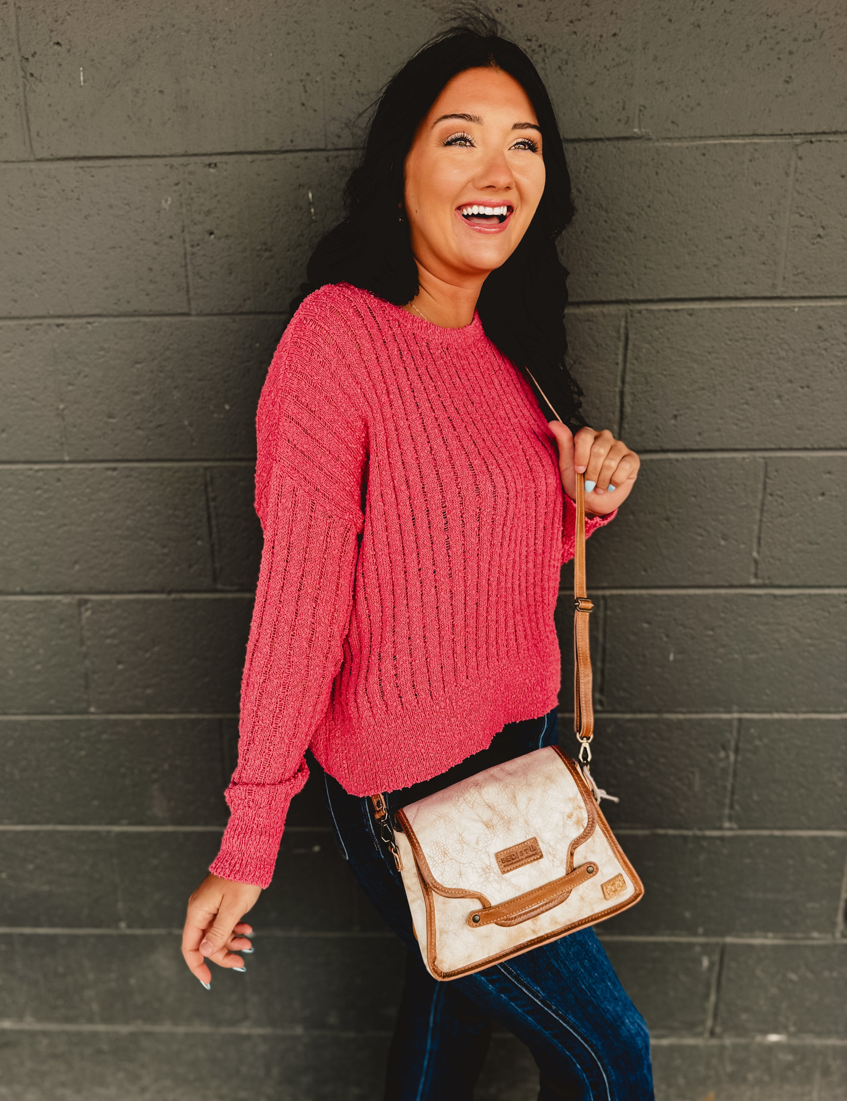 BedStu Ceremonious Crossbody Bag - Nectar Lux Tan Rustic - Lace and Grace Boutique