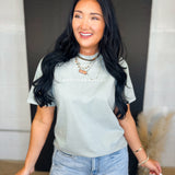 For The Record, Jesus Loves You Graphic Tee - Bay - Lace and Grace Boutique