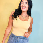 Basic Scoop Neck Tank - Lace and Grace Boutique