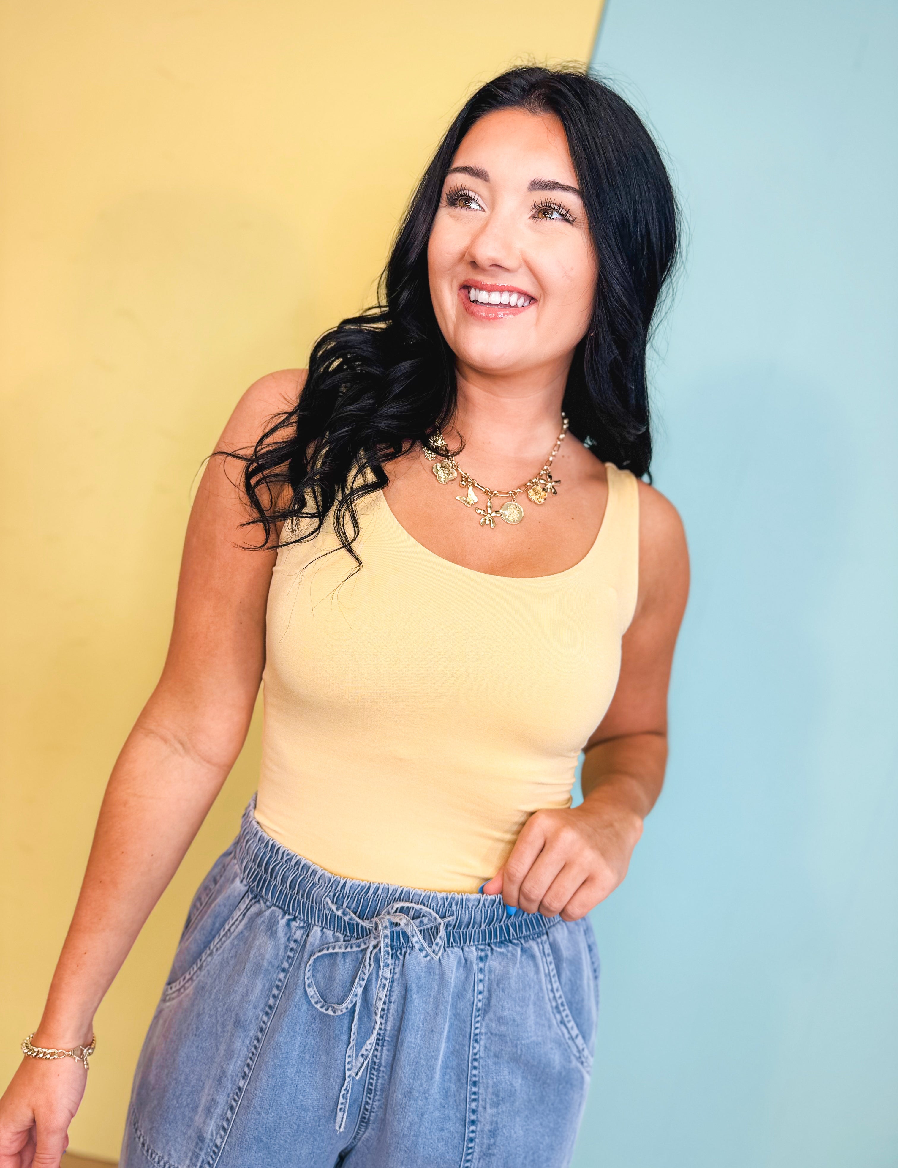 Basic Scoop Neck Tank - Lace and Grace Boutique