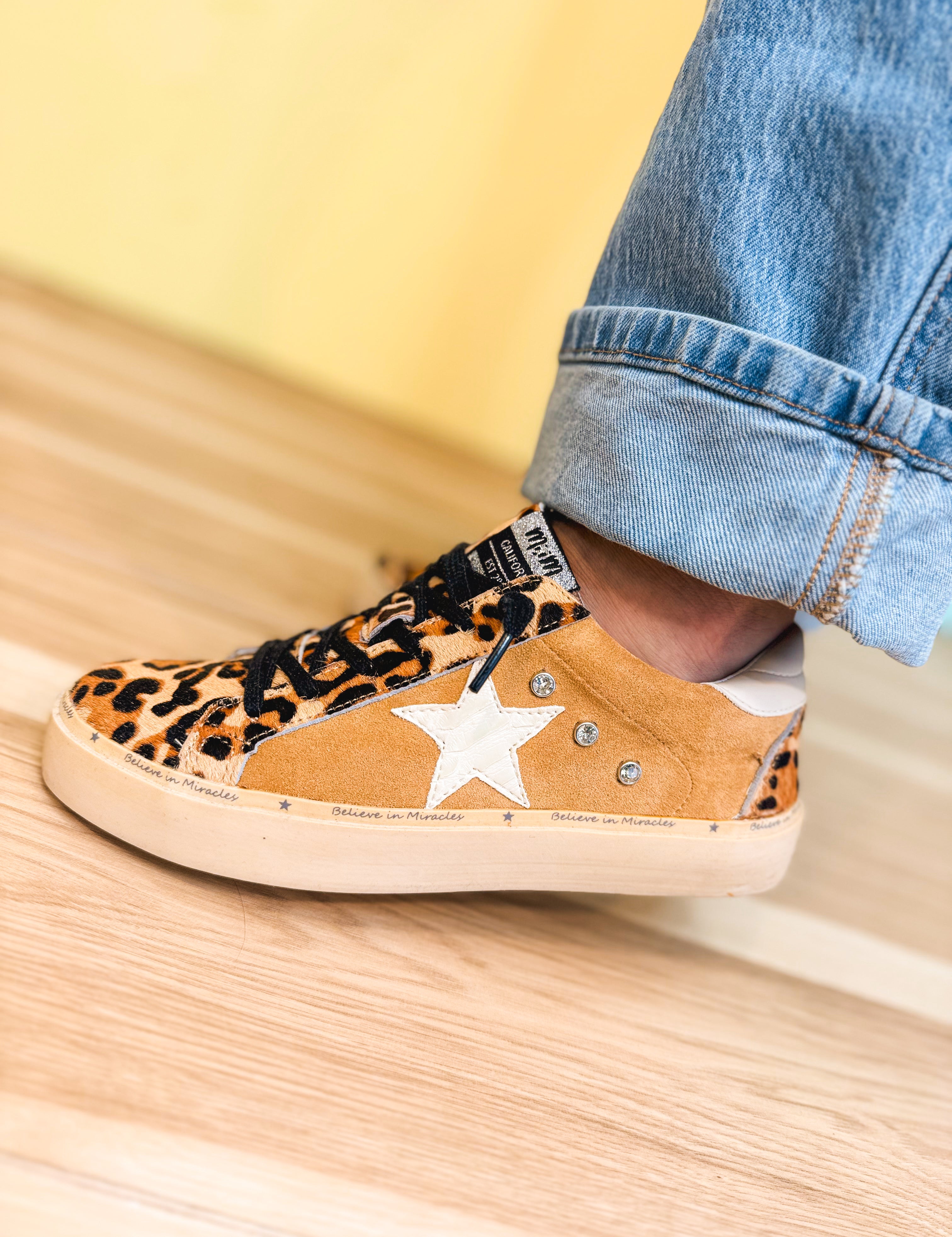 The Super Star Gaby Sneakers - Leopard - Lace and Grace Boutique