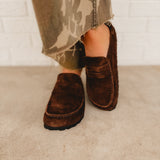 Birkenstock Naples Wrapped Suede Leather Clog - Carafe - Lace and Grace Boutique