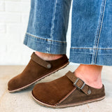 Birkenstock Lutry Premium Shearling Clog - Carafe - Lace and Grace Boutique