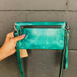 BedStu Cadence Crossbody - Arctic Teal Driftwood - Lace and Grace Boutique