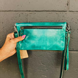 BedStu Cadence Crossbody - Arctic Teal Driftwood - Lace and Grace Boutique