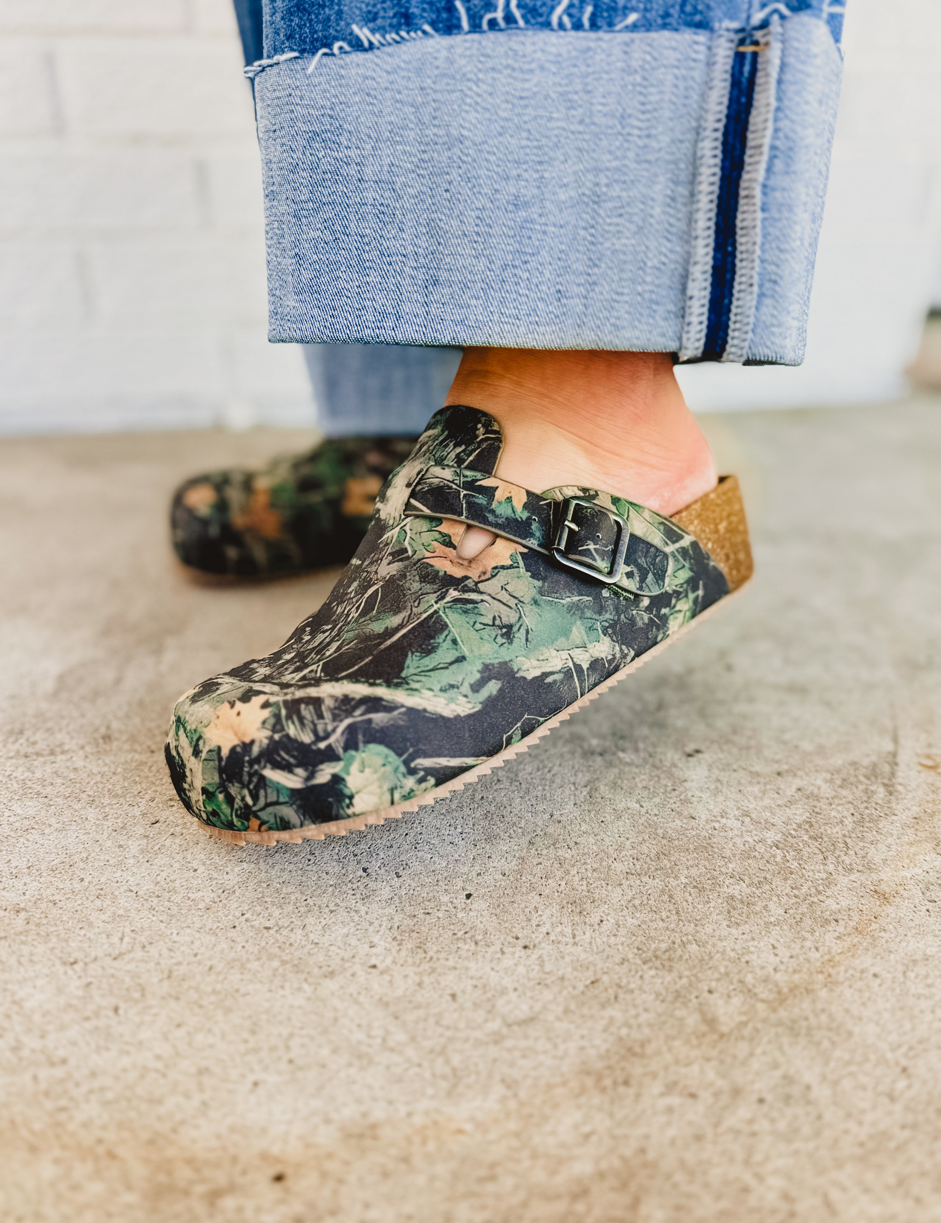 Camo Platform Clog - Lace and Grace Boutique