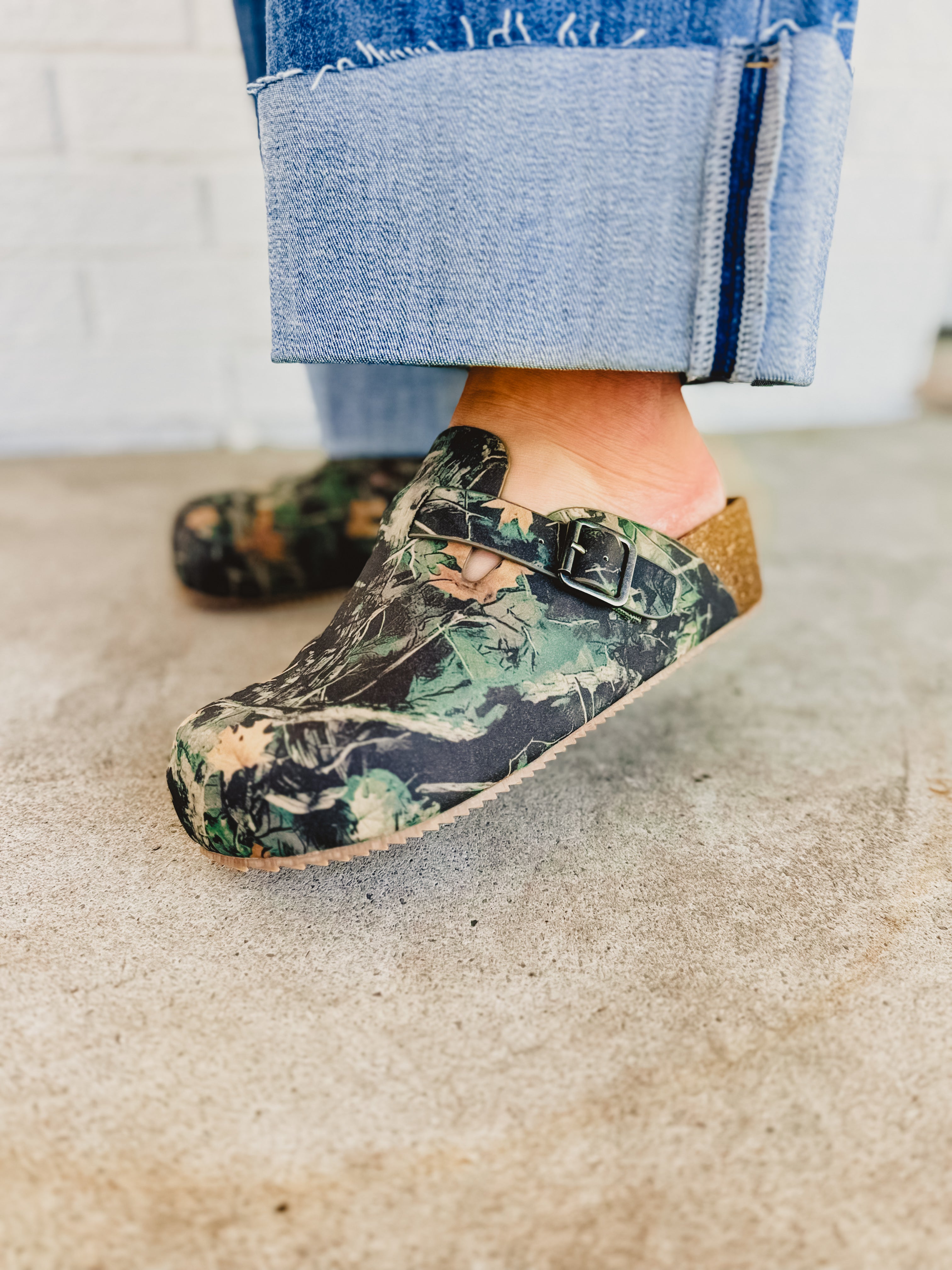 Camo Platform Clog - Lace and Grace Boutique