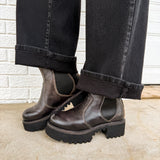 BedStu Valda Hi Chelsea Boot - Black Rustic