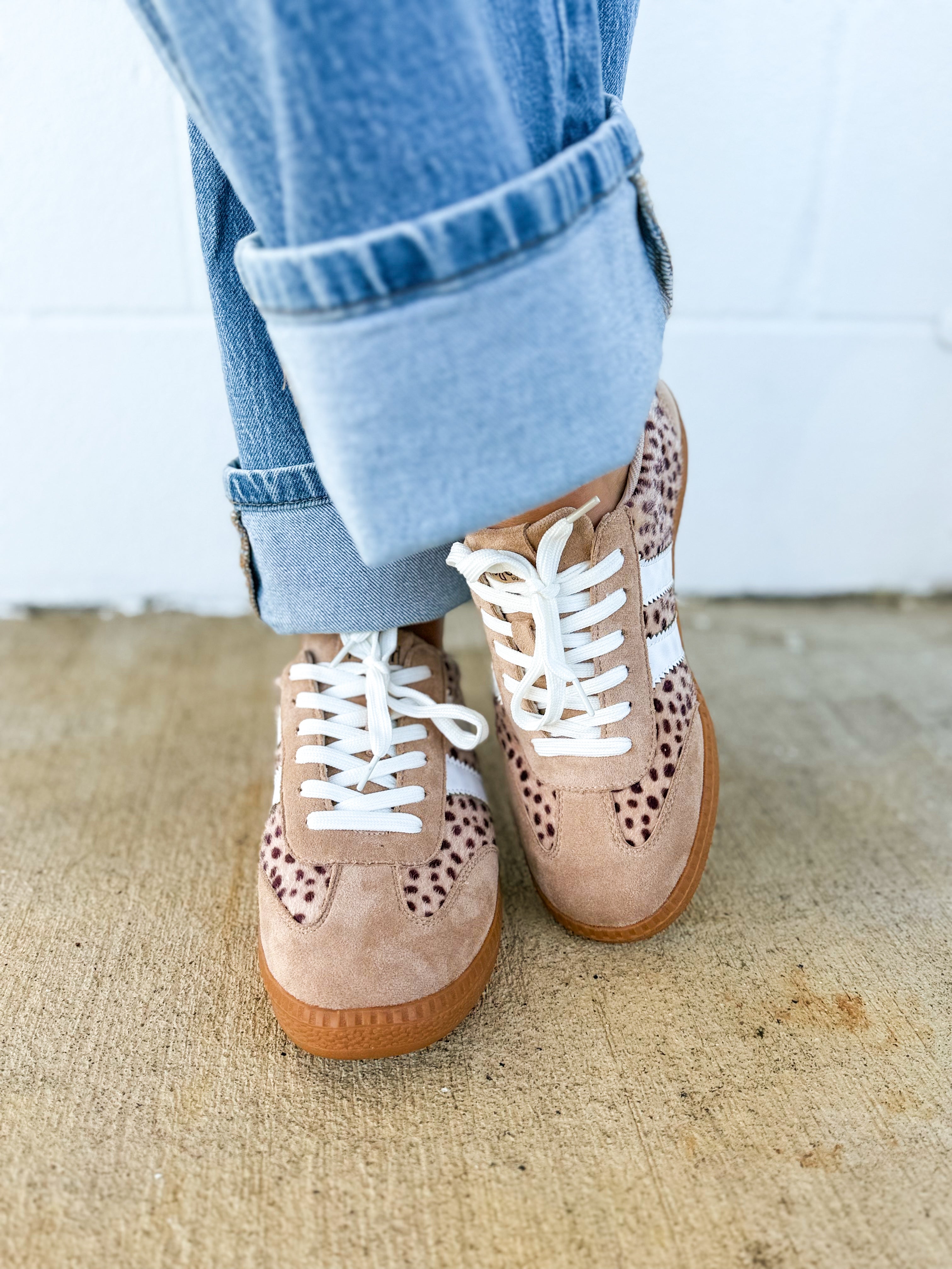 Heads Up Sneaker by Corkys - Sand Mini Leopard - Lace and Grace Boutique