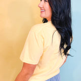 Praise God Graphic Tee - Butter - Lace and Grace Boutique