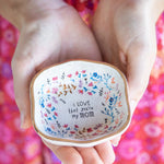 Natural Life Antiqued Trinket Bowl - Mom - Lace and Grace Boutique
