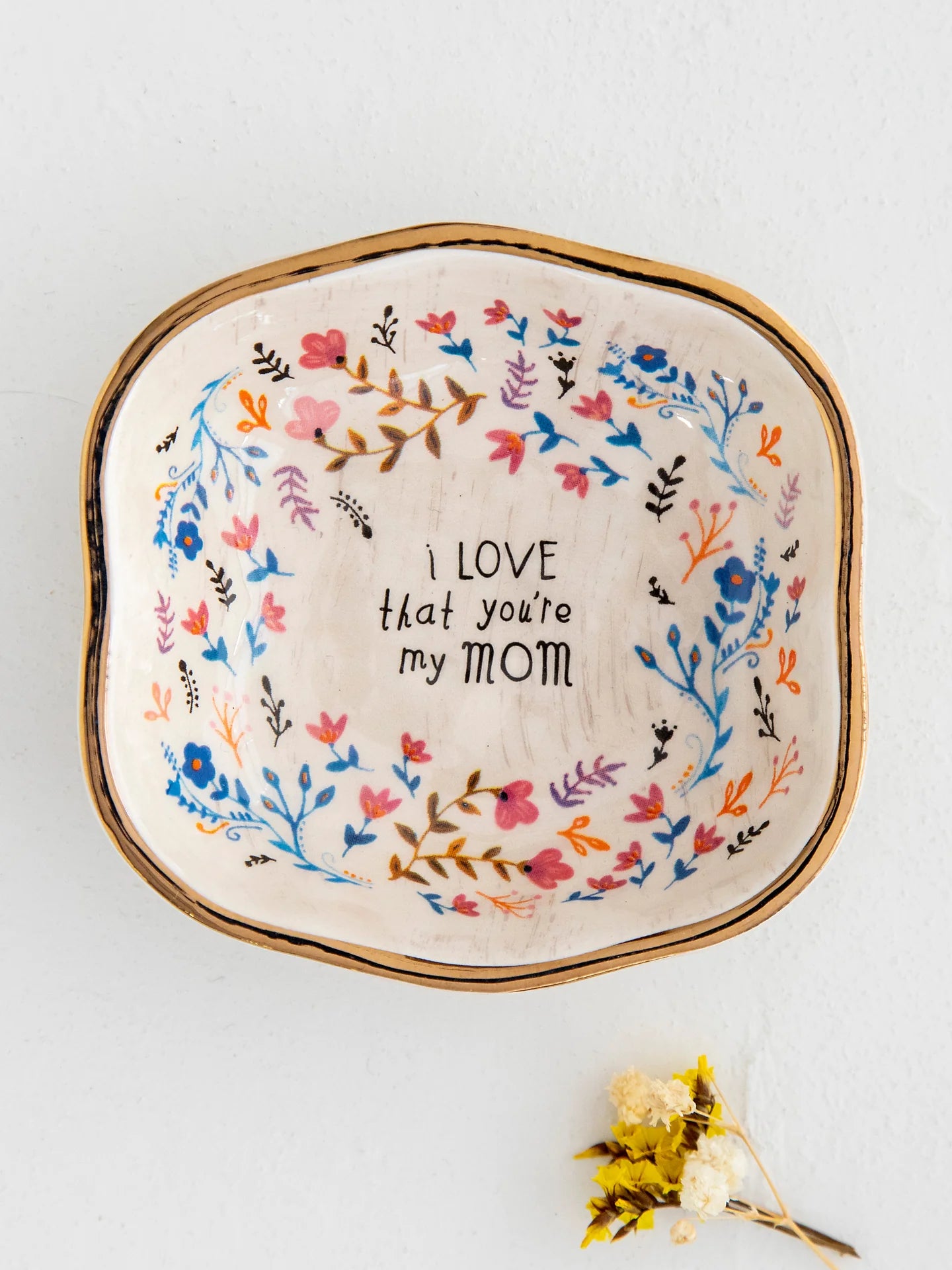 Natural Life Antiqued Trinket Bowl - Mom - Lace and Grace Boutique