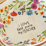 Natural Life Antiqued Trinket Bowl - Teacher - Lace and Grace Boutique