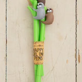 Natural Life Set of 3 Happy Gel Ink Pens - Sloth